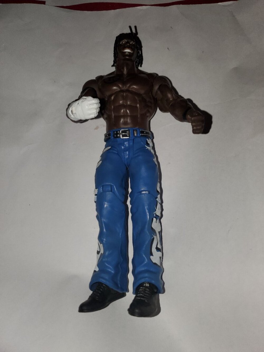 USED VINTAGE WWE WWW 2010 R-TRUTH RON KILLINGS ACTION FIGURE 7" WRESTLER